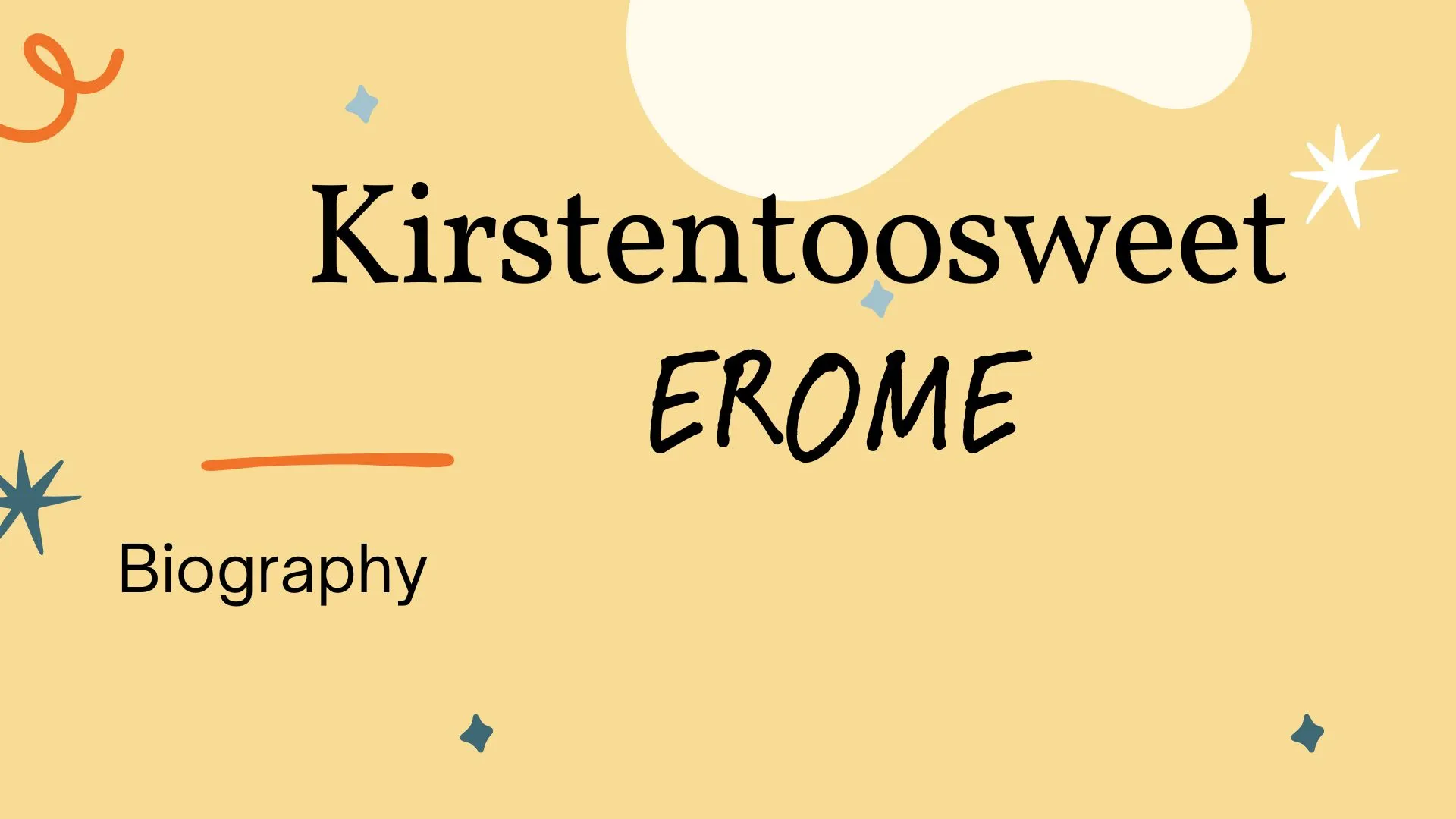 Kirstentoosweet Erome
